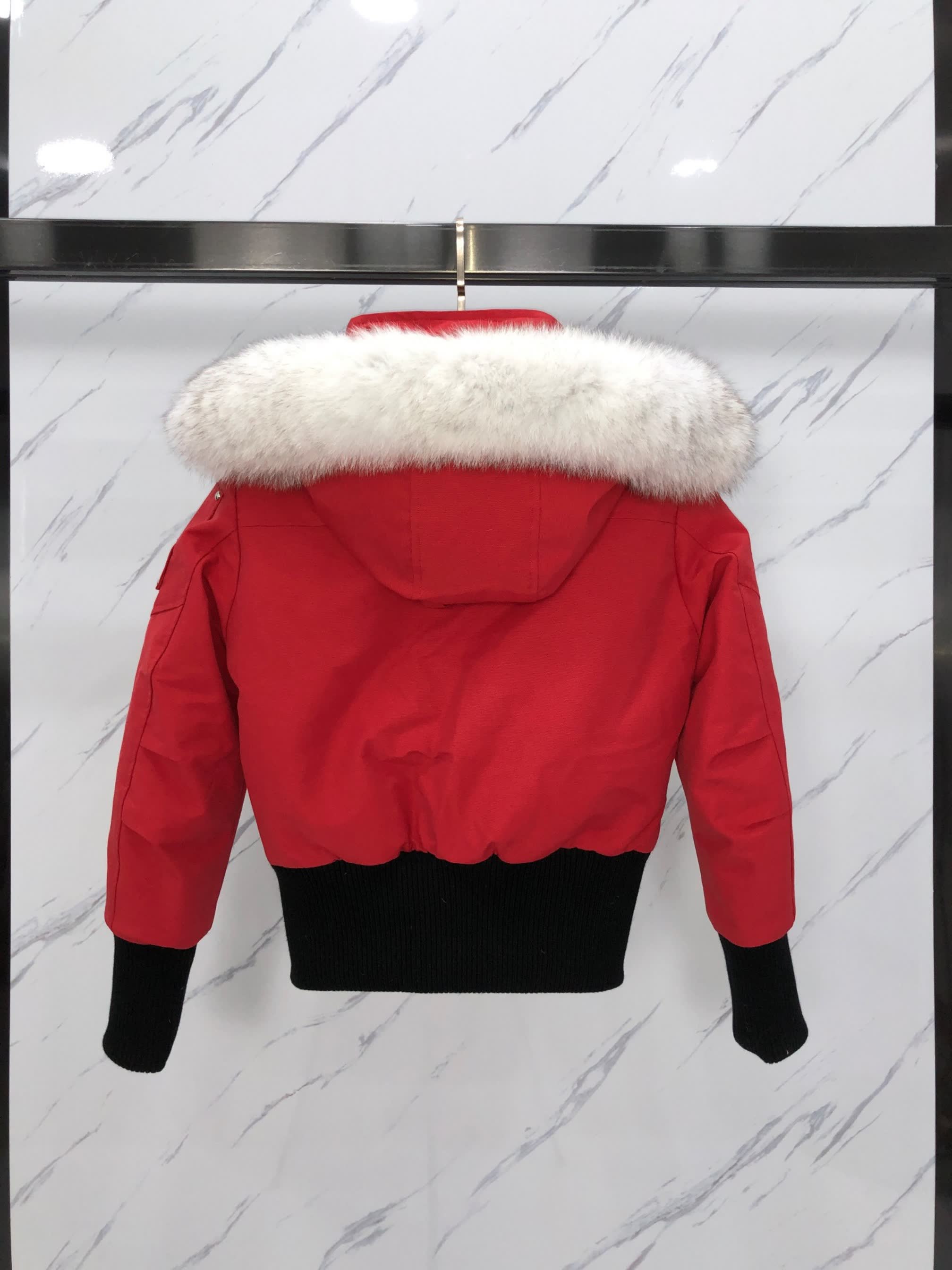 Moose Knuckles Fur Pom Bomber Jacket Moose Knuckles Fur Pom Bomber Jacket